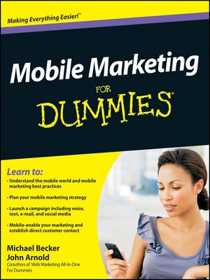 cover image of Mobile Marketing For Dummies